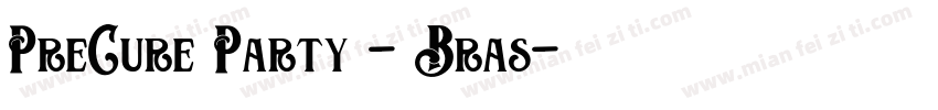 PreCure Party - Bras字体转换